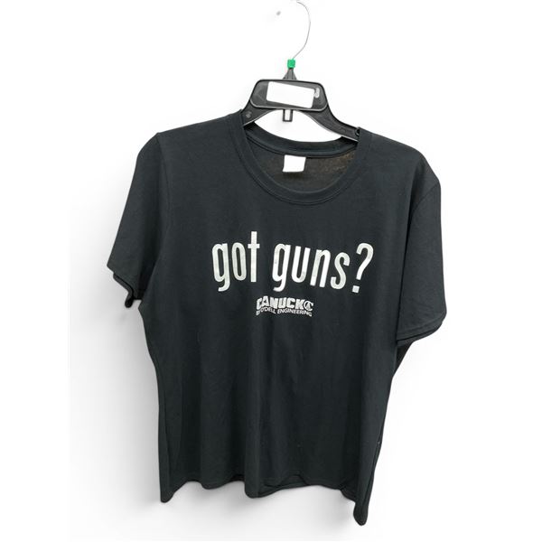 Canuck "Got Guns?" T-Shirt, Size: Extra-Large, New
