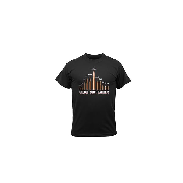 Rothco "Choose Your Caliber!" T-Shirt, Size: Small, New