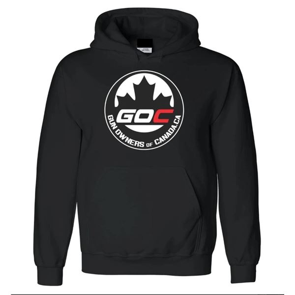Gun Owners of Canada Hoodie, Black, Size: Large, New