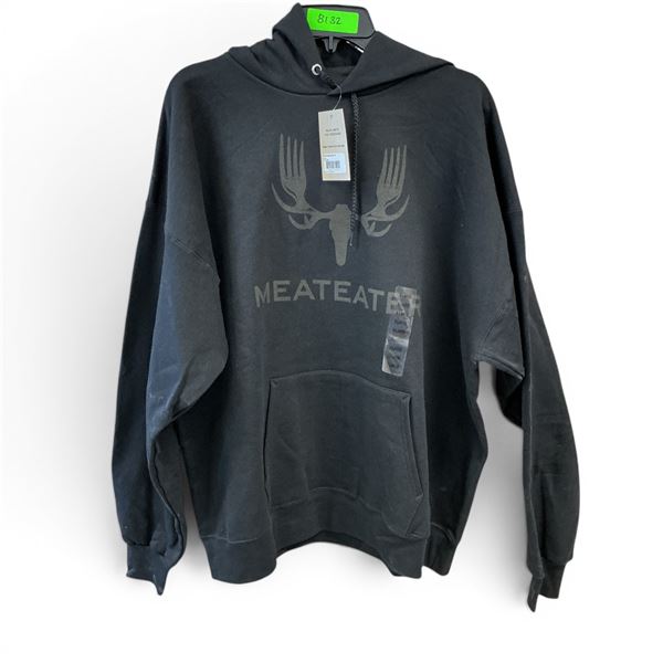 MeatEater Logo Hoodie, Black, Size: XL, New