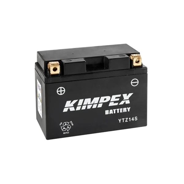 Kimpex Powerpack Factory Activated AGM High Performance YTZ14S Battery, New