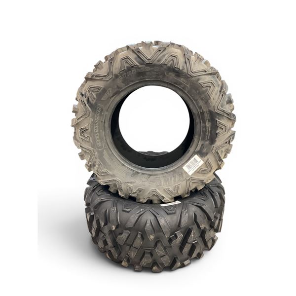 Kimpex Trail Trooper 25x10-12 6PR TL P3501 Tire Set, New