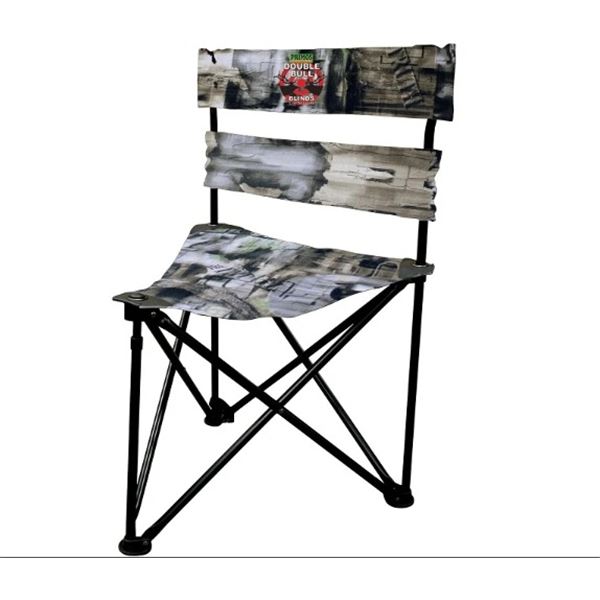 Primos Double Bull Ground Blind Tri Stool, Truth Camo, 300 lbs Capacity, New