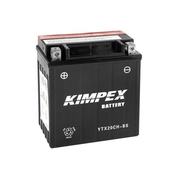 Kimpex YTX20CH-BS Battery Maintenance Free AGM High Performance, New