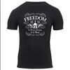 Image 1 : Rothco 'Freedom' T-Shirt Black Size Medium, New