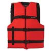 Image 1 : Onyx Universal Adult Life Jacket, Red, for Over 90 Lbs