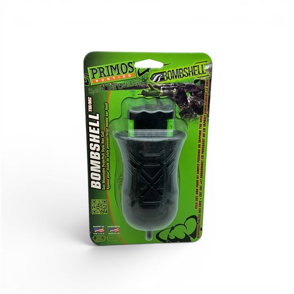 Primos Bombshell Gun Mountable Push/ Pull Style Hen Call, New