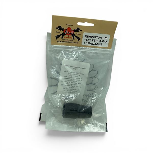S&J Hardware Remington 870 11/87 Versamax +1 Magazine Extension, New