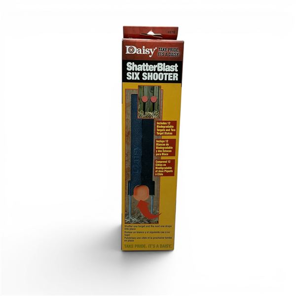 Daisy Shatter Blast Six Shooter Targets, New