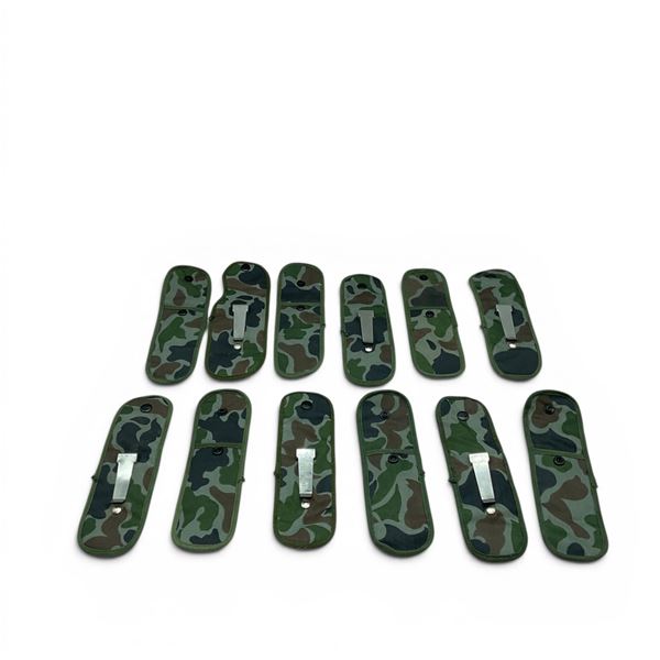 Clip On Belt/ Waistband Pouches in Camo X 12 Qty