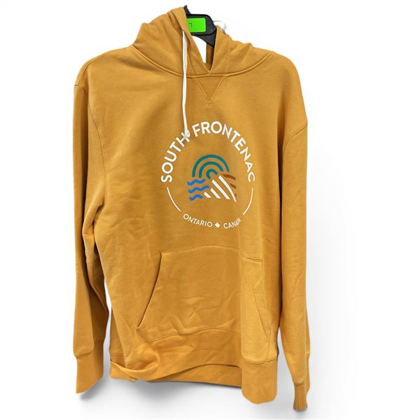 Muskoka Trail 'South Frontenac' Hoodie, Mustard Men's Size Large, New