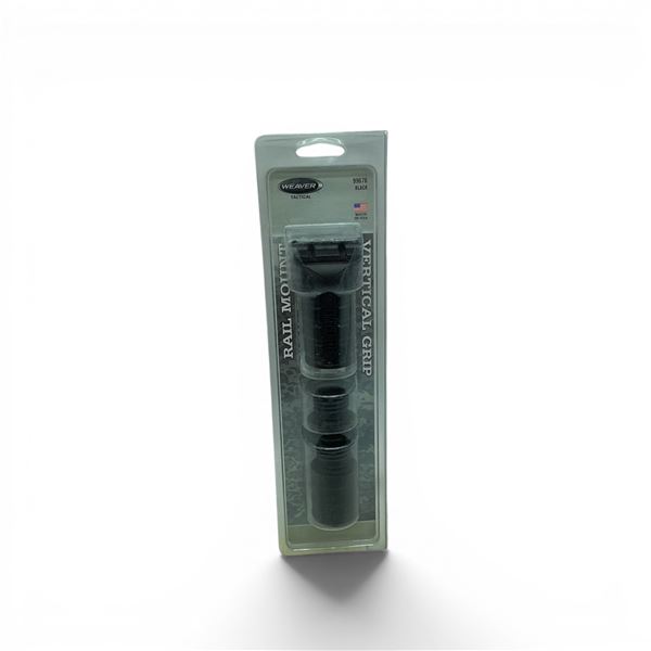 Weaver Tactical Rail Mount and Vertical Grip, Black, New
