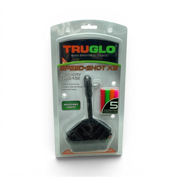 TruGlo Speed Shot XS Adjustable Length Archery Release, New