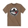 Image 1 : Gun Owners of Canada T-Shirt in Brown Savana, Size Large, New