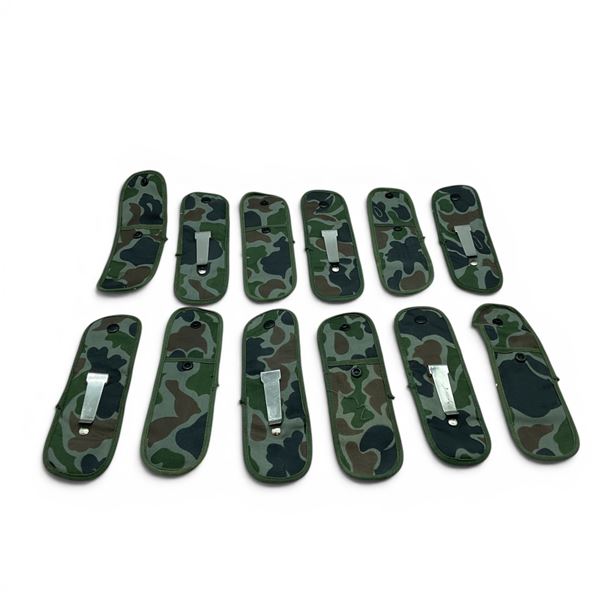 Clip On Belt/ Waistband Pouches in Camo X 12 Qty
