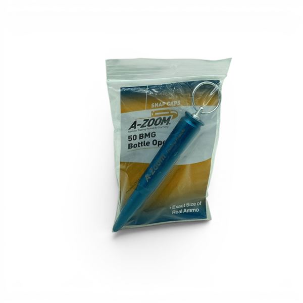 A-Zoom 50 BMG Bottle Opener Keychain, New