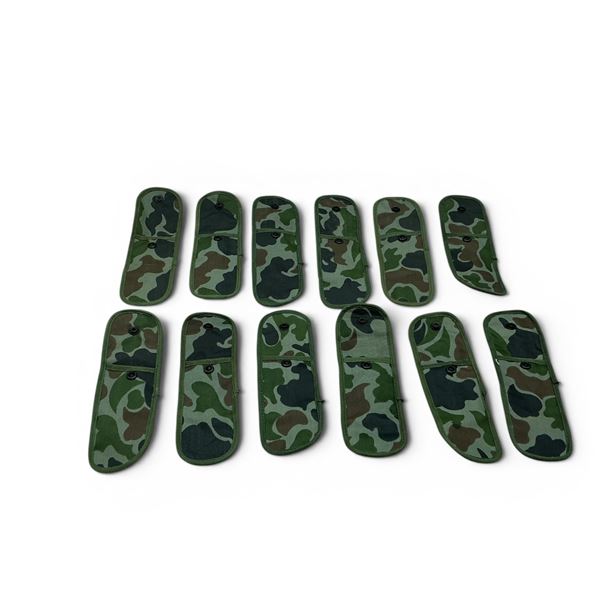 Clip On Belt/ Waistband Pouches in Camo X 12 Qty