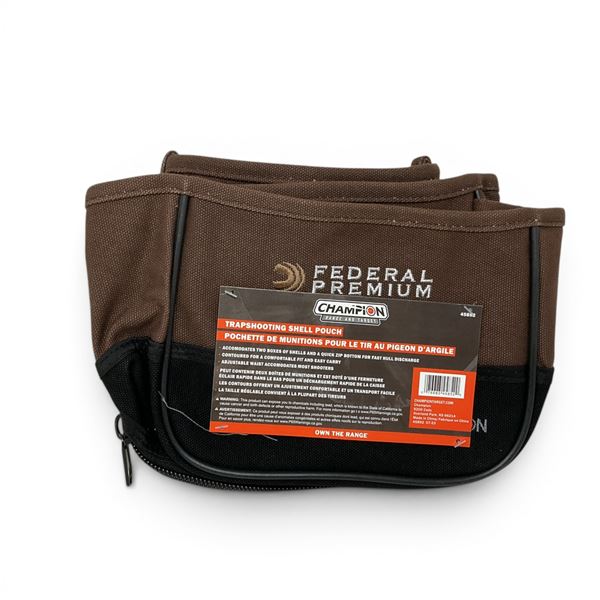 Champion Federal Trapshooting Shell Pouch, New