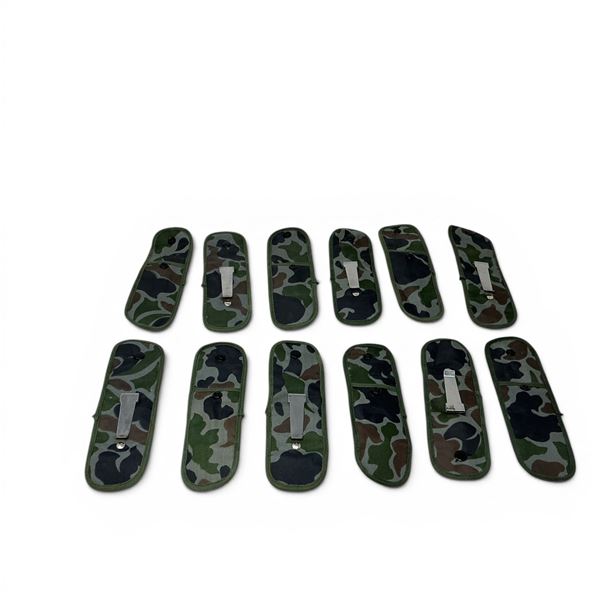 Clip On Belt/ Waistband Pouches in Camo X 12 Qty