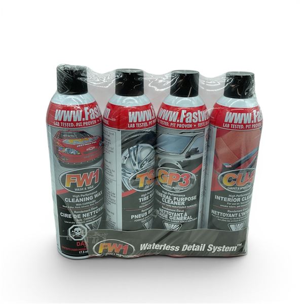 Fast Wax Canada Waterless Car Cleaning/ Wax Detailing Set, New