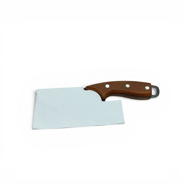 Fixed 5" Blade Knife with Wooden Handle, New