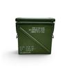 Image 1 : Large Metal Ammo Can, 13.5" x 14" x 5.5"