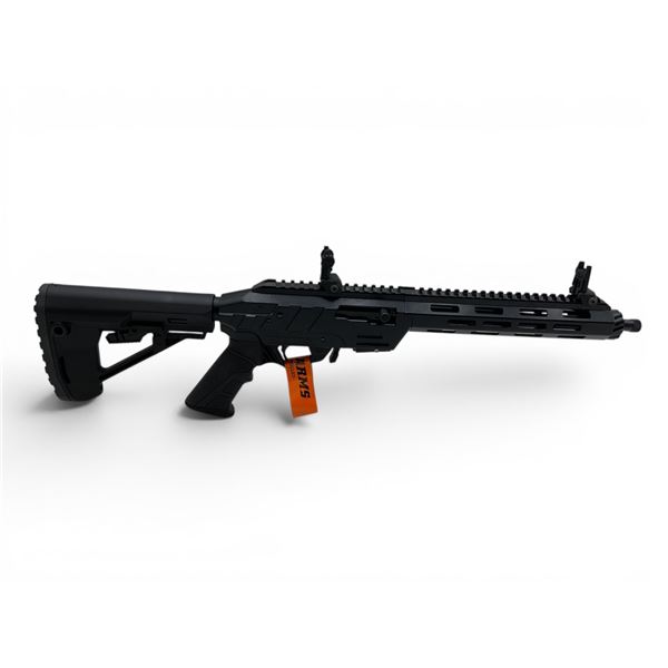 Adler RF-224 Semi Auto Rifle .22LR 11.7" Threaded Barrel Black With Adjustable Stock, New