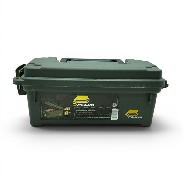 Plano Plastic Shot Shell Box, 13.5" x 5.5" x 5.5"