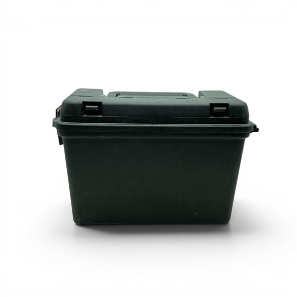 Plastic Ammo Can/ Range Box with Top Small Parts Compartment, 9.5" x 14.5" x 7.75"