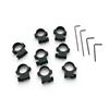 Image 1 : Loose Scope Rings with Some Hardware, Black X 8 Qty