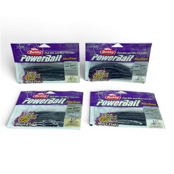 Berkley PowerBait 'The General' 5" June Bug X 4 Packs