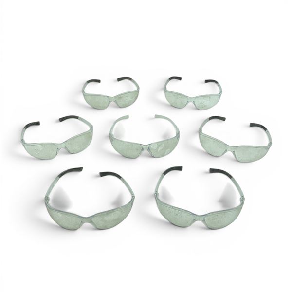 Shooting Glasses, Clear X 7 Qty