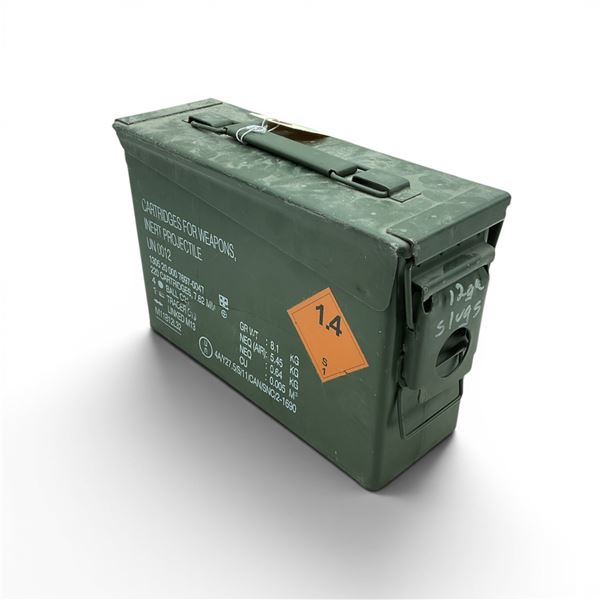 Metal M19A1 Ammo Can, ODG, 10" X 6 1/2" X 3 1/2"
