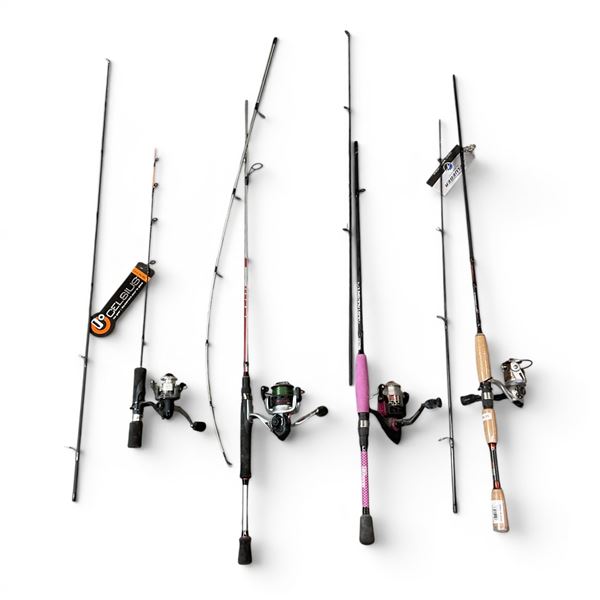 Assorted Rods and Reels, Please see Picture