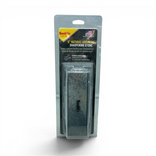 Smith's 6" Natural Arkansas Sharpening Stone