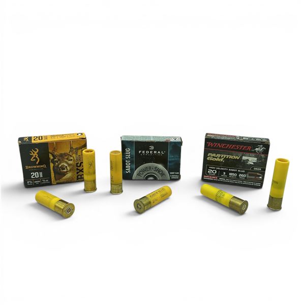 Assorted 20 Ga. 3" and 2-3/4" Ammunition, 15 Rounds