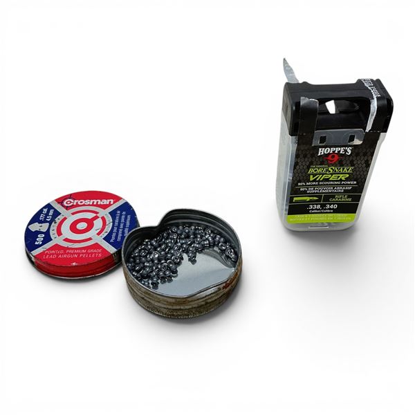 Hoppe's Viper Bore Snake for .338, .340 Caliber and Crosman .177/ 4.5mm Pellets, Approximately 100