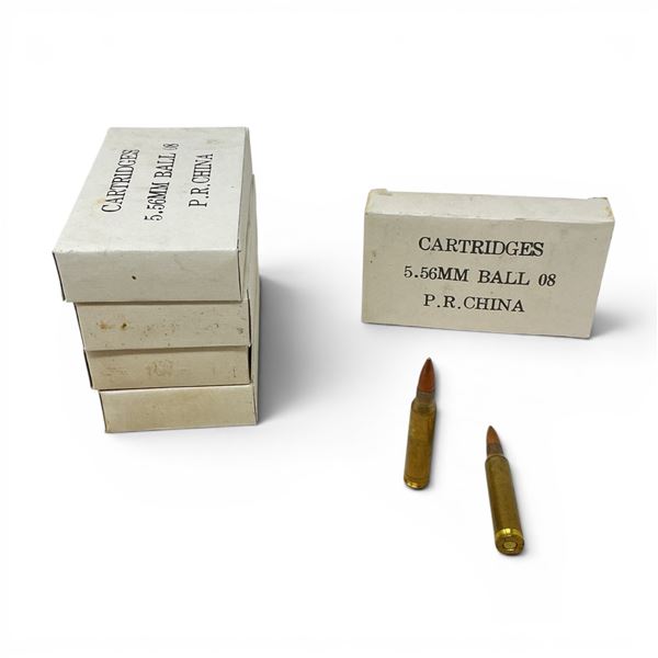 5.56mm Chinese Ball Ammunition, 100 Rounds