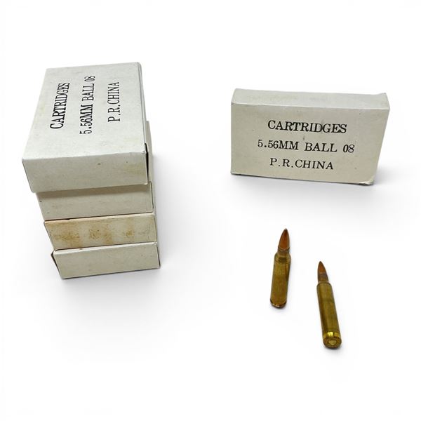 5.56mm Chinese Ball Ammunition, 100 Rounds