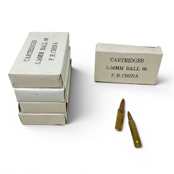 5.56mm Chinese Ball Ammunition, 100 Rounds