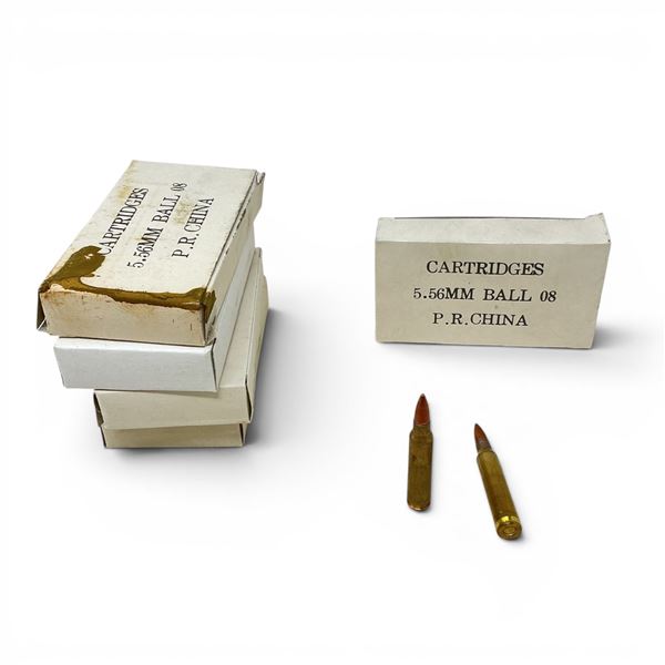 5.56mm Chinese Ball Ammunition, 100 Rounds