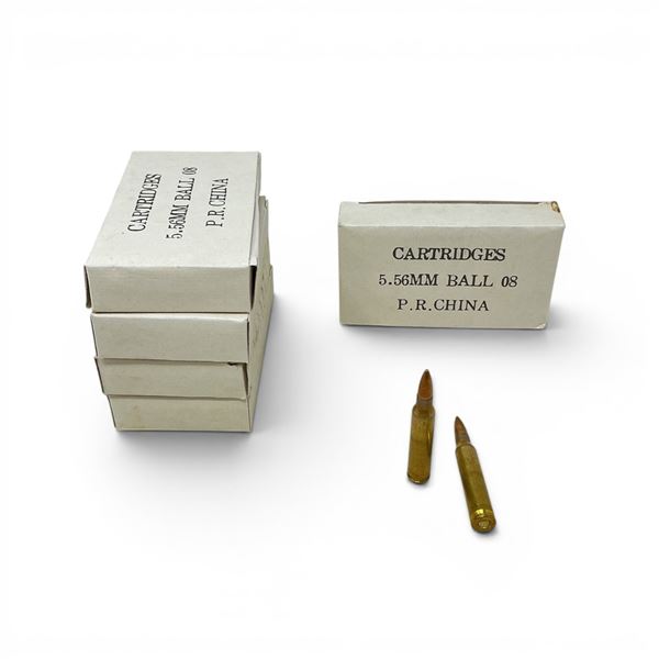 5.56mm Chinese Ball Ammunition, 100 Rounds