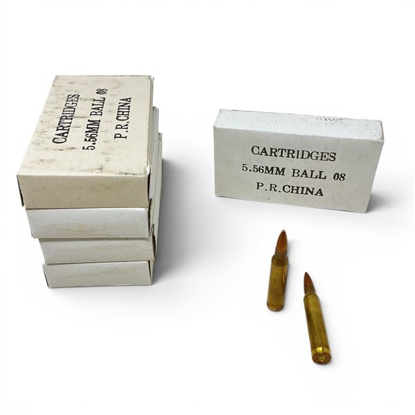 5.56mm Chinese Ball Ammunition, 100 Rounds