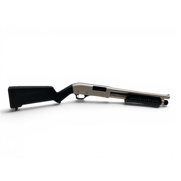 Canuck Defender Marine Pump Action Shotgun 12Ga 3" Chamber 14" Barrel Black Synthetic Stock, New