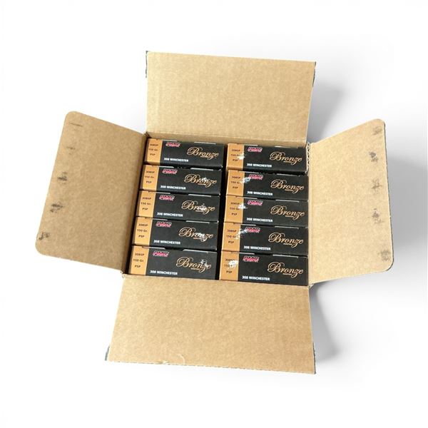 PMC 308SP 308 Win 150 Grain PSP Ammunition, 200 Round Case