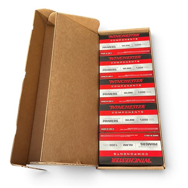 Winchester WLRM Large Magnum Rifle Primers, 5000 Qty