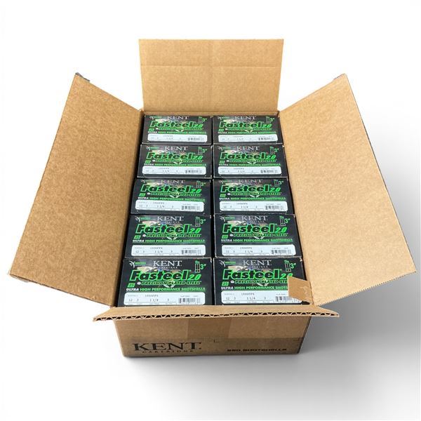 Kent Fasteel 2.0 K123FS36-3 12 Ga 3" #3 Ammunition, 250 Round Case