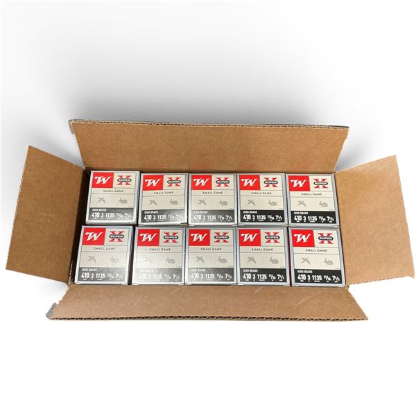 Winchester Super X X4137 410 Bore 3" #7 1/2 Ammunition, 250 Round Case