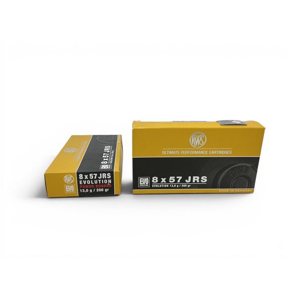 RWS Ultimate Performance 8 X 57 JRS 200 Grain Evolution Power Bonded Ammunition, 40 Rounds