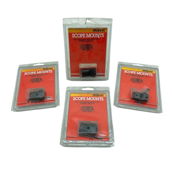 Millett Two-Piece Custom Sculptured Bases for Remington 7400 & 7600 X 4 Qty